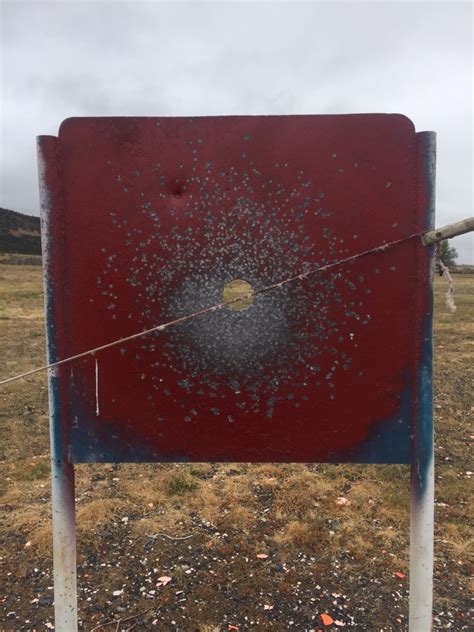 point of impact and pattern testing at 13 yards|13 yards pattern testing.